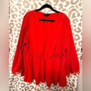 Lane Bryant Peplum Top - Size 22